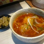 めだかタンタン - DAY-9　麻辣スープ+麺