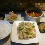 めだかタンタン - DAY-9　油淋鶏(5個)+定食セット
