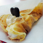 ALICE CREAM - みにあいすくれーぷ・ぶるーべりーそーす（そふとくりぃむ入り）350円