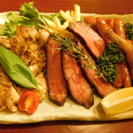koshitsunikubarumi-tofa-mu - お肉の盛り合わせ(コース料理 エレガンテコース)