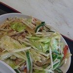 Kuribayashi Shiyokudou - 野菜炒めアップ