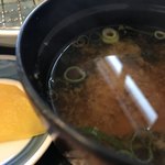 お食事処 マルショウ - 定食メニューの味噌汁