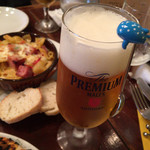 ピッツァダバッボ - おビールは料理と一緒に持ってきてもらいました