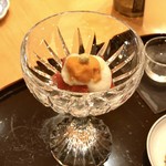 小松 弥助 - ●うに、とろろ、まぐろ握りバカラ