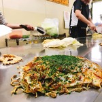 お好み焼き 大樹 - お好み焼 肉卵そば(700円)