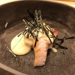 あま木 - 鰤のヅケ山芋がけ