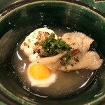 あま木 - 白子、舞茸、うずら卵