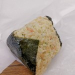 Komeya Note Dukuri Onigiri Tashi - 小エビ天まぶし129円