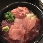まぐろだけボーノ　白川 - 三色丼1,200円