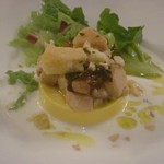 ラ ブラスリー - 南瓜のヴァヴァロア　フォアグラ入りクランブルと共に