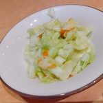 サイゼリヤ - 【2019.10.25(金)】⑧彩り野菜のミラノ風ドリア500円の野菜サラダ