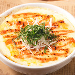 Potato and cod roe gratin