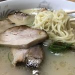 きよし食堂 - 塩チャーシュー　麺　チャーシュー　スープ
