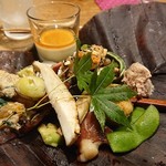 れだん - 旬の食材の盛合せ