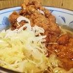 デイリーチコ - カレーとり天うどん￥390　ホリゾンタルアングル