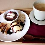 いまcafé - チョコプリンセット！(2012,02/26)