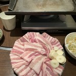 万宝家 - サンギョプサル（￥1500）×2人前