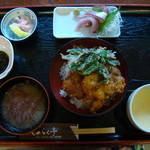 しゃらく亭 - マンボウ天丼定食￥1575