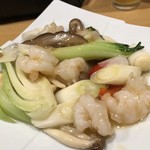中華料理 花さき - えびのあっさり塩炒め