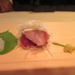 Taisushi - 真鯛と鰹も刺身で出て来ました。