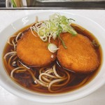 深大寺門前そば - 深大寺門前そば　Wコロッケそば