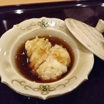 手打蕎麦 松竹庵 ます川 - 河豚の白子とおっしゃったような？