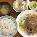 Kagetsu Shokudou - 焼肉定食　肉盛