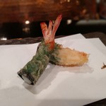 花筐 - 後半の海老は細工海老