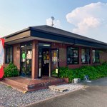 北海らーめん - 看板と一緒に撮りたかったがちょっと離れるのでやめた