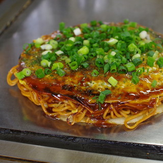 お好み焼き88 - 料理写真:カラメン焼き、イカ天トッピング