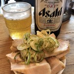 特麺コツ一丁ラーメン - おつまみセット 630円