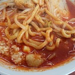 激辛ラーメン専門店 レッチリ - 南極豚そば5辛(900円)全部マシ+辛さ増しMAXの黄泉ノ国(400円)