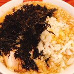 滋魂 - 岩のり中華 玉ねぎ増し