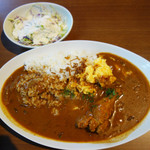 しおばる白夜 - 南極カレーランチ800円(税別)。