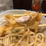 たけうちうどん店 - とり天断面