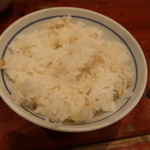 牛たん料理 閣 - ライス(麦飯?)のアップ