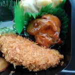 Sendai Bentou Yukariya - 焼き鯖、鶏照り焼き、メンチカツ