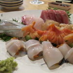 ふく田 - 刺身盛合せ