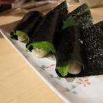 ふく田 - 牡蠣磯辺巻き