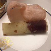 中国料理 桃花林 - 掛爐片皮鴨 (鴨の皮巻き北京風)