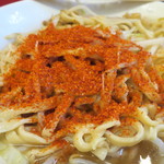 ラーメン二郎 - 一味投下～♪