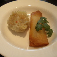 中国菜 老四川 飄香 銀座三越店 - 春巻とふかひれ焼売
