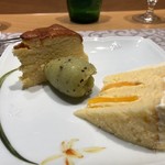 銀座 ひらやま - 2019.7.  チーズケーキ・キウイシャーベット・マンゴーショートケーキ