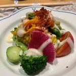 銀座 ひらやま - 2019.7.  特製サラダ