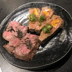 京松蘭 南森町 - ローストビーフ２種
                                