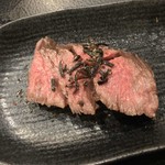 京松蘭 - 
      ハラミの熟成肉は塩昆布