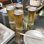 堺出島漁港 とれとれ市 - 生ビール