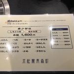 京松蘭 - 
      追加メニュー