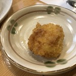 漁火 - サービスのホタテフライ