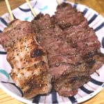 串一徹 - ロース＋ハラミ＋カシラ(塩)　2019.10.24